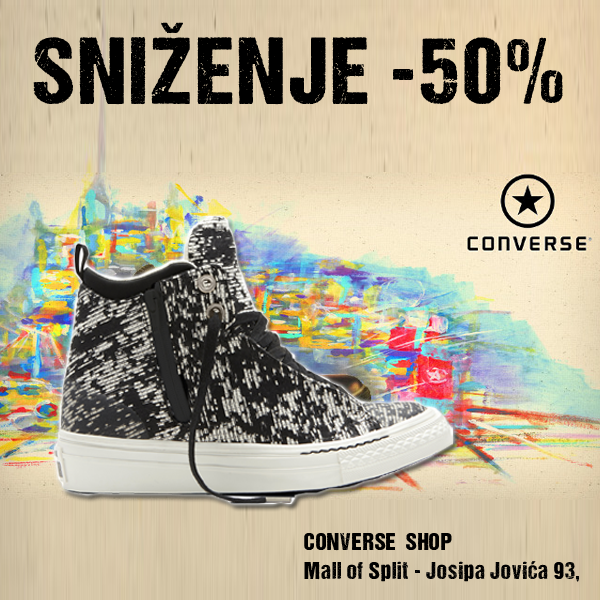 Converse objava sniženje -50%