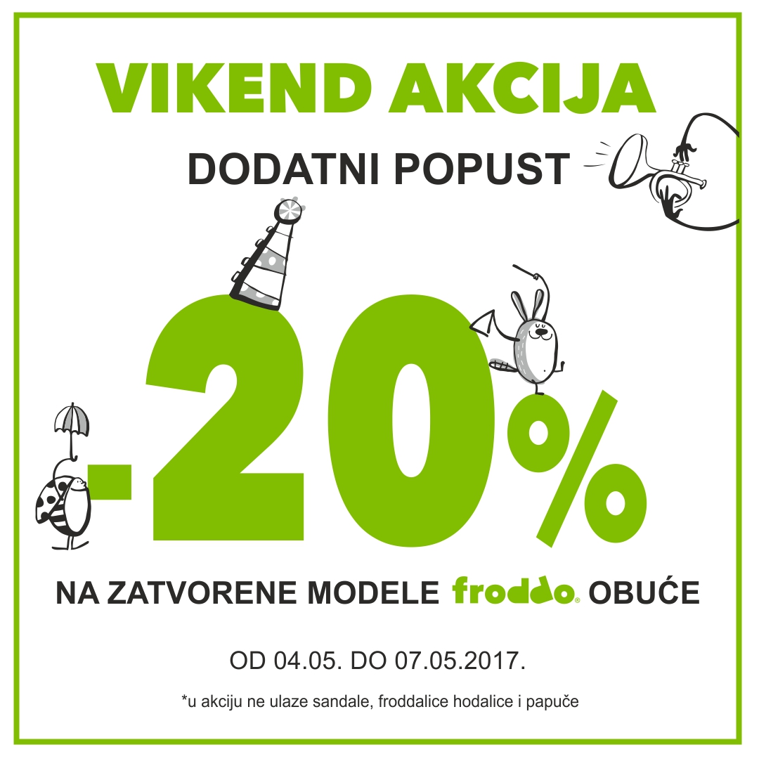 20% dodatnih