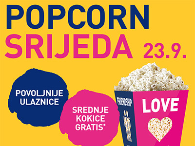 Cinestar - Popcorn srijeda - Mall of Split