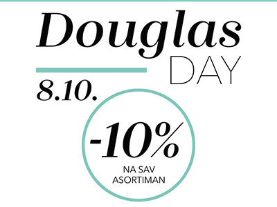 Douglas Day - Popust 10% - Mall of Split