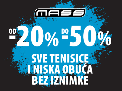 Mass - popust 20-30% - Mall of Split