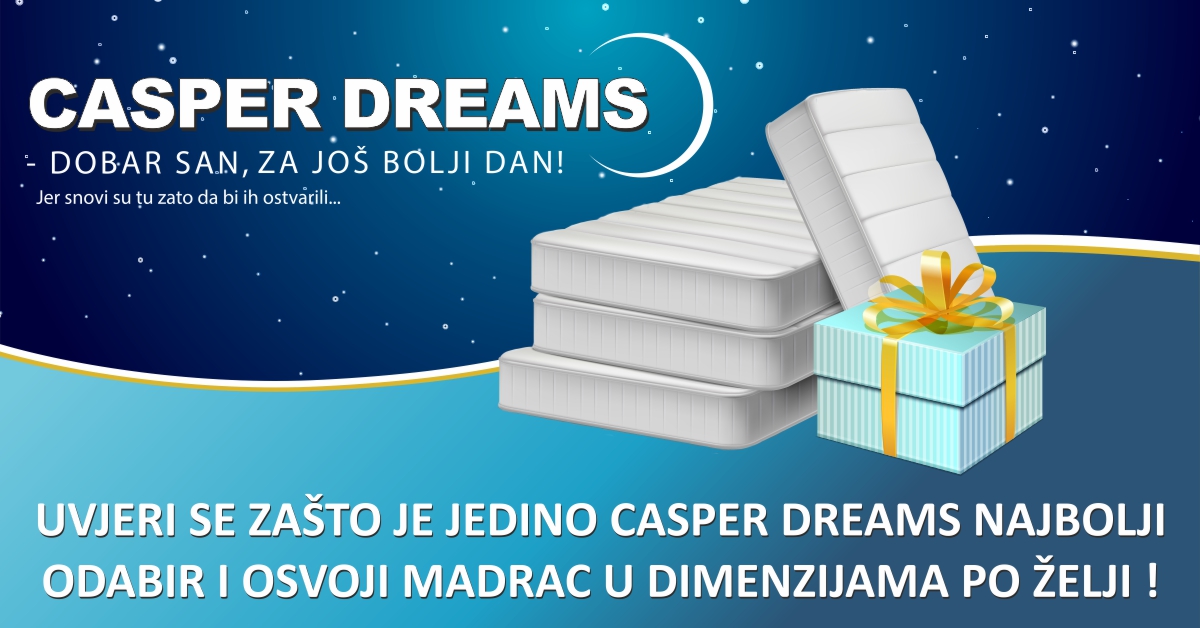 Casper Dreams - Nagradna igra - Mall of Split
