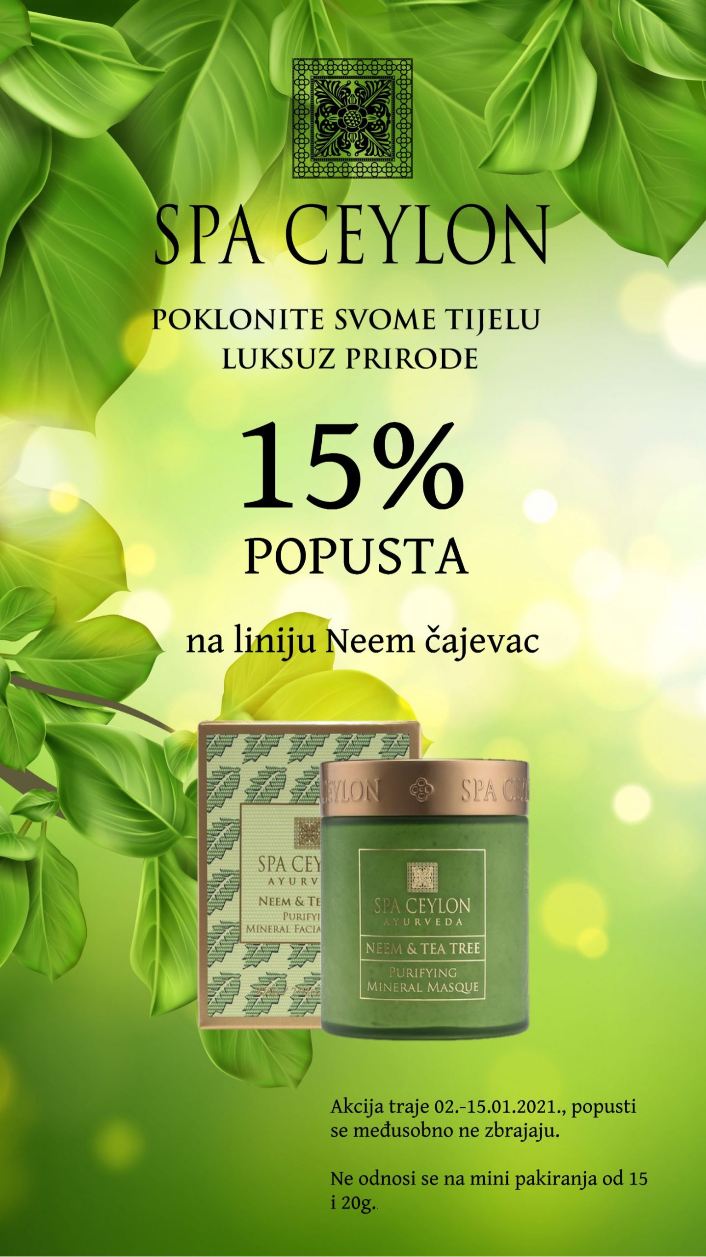 SPA CEYLON – ponude 15% popusta