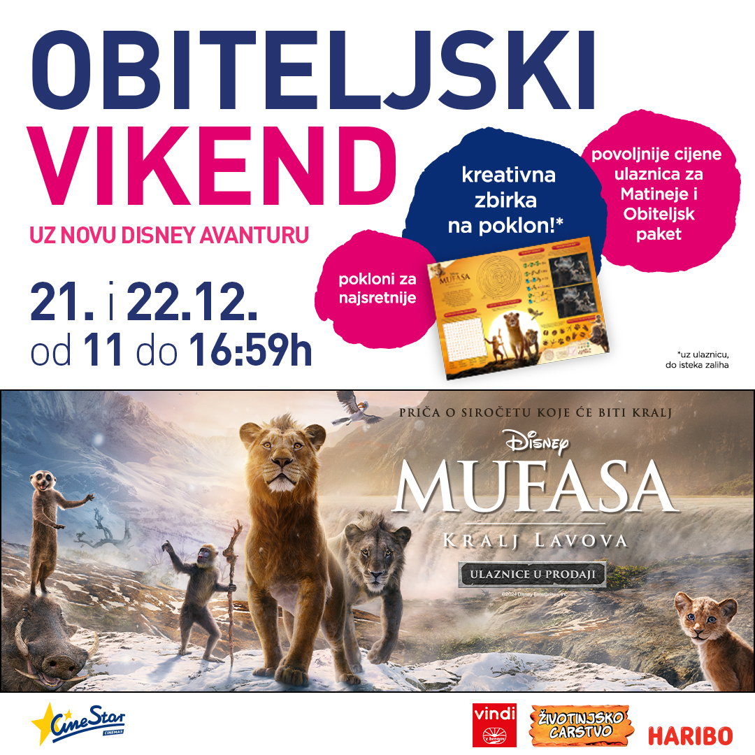 Family weekend at CineStar Mall of Split