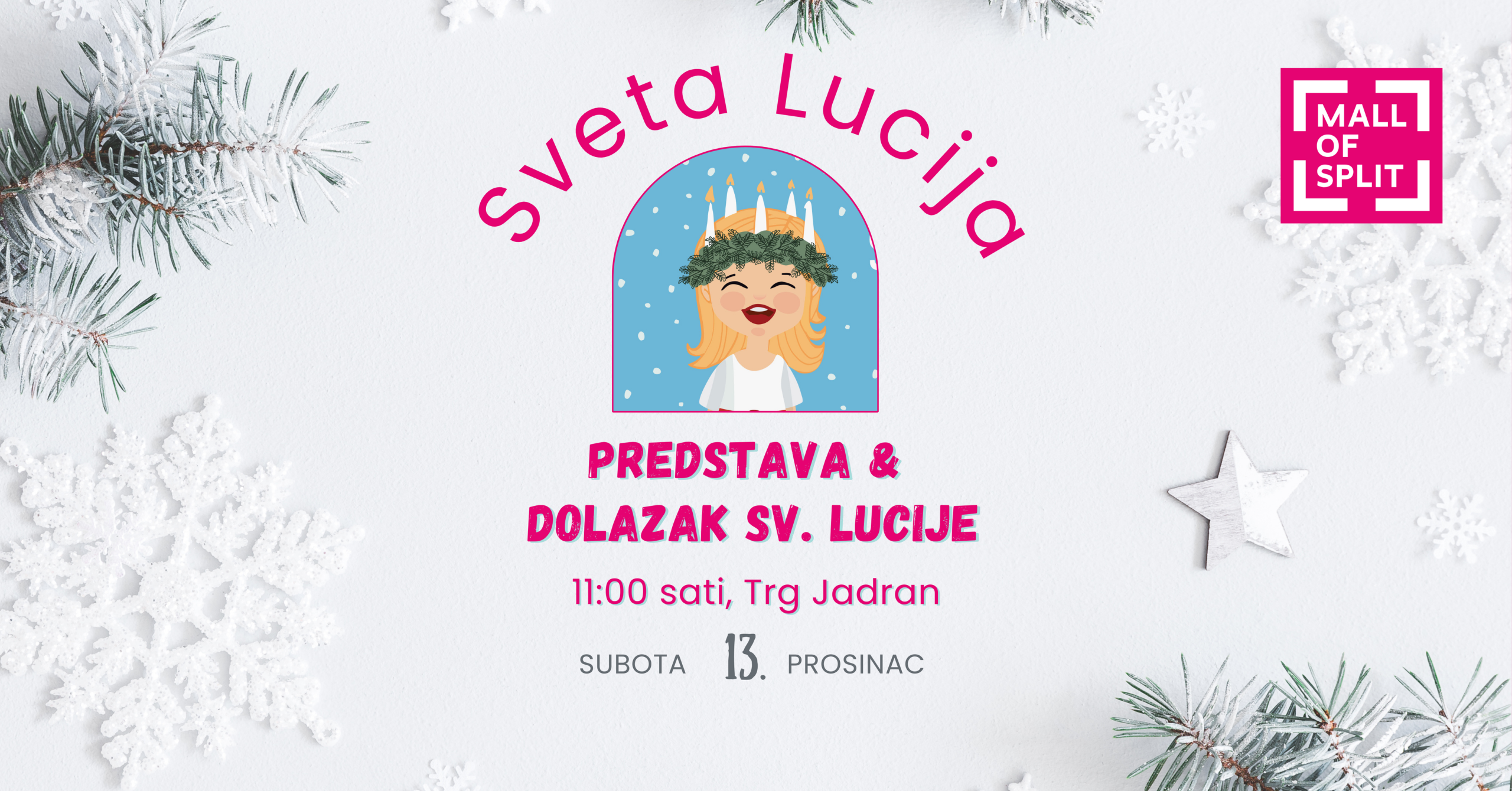 Sveta Lucija stiže u Mall of Split!